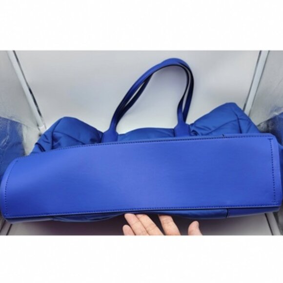 Tory Burch Ella Puffer Tote Nautical Blue - Picture 5 of 12